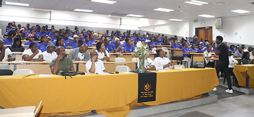 Participants at the Tech 9 lecture