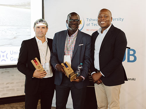 Prof Dieng and Prof Shongwe