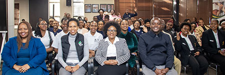 Prof John Molepo with other dignatries