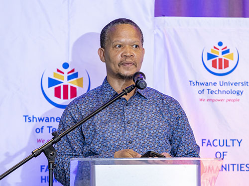 Prof Maserumule delivering