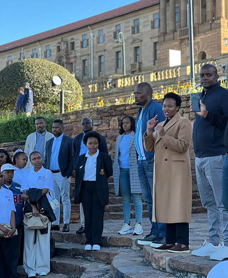 Public Management students visiting